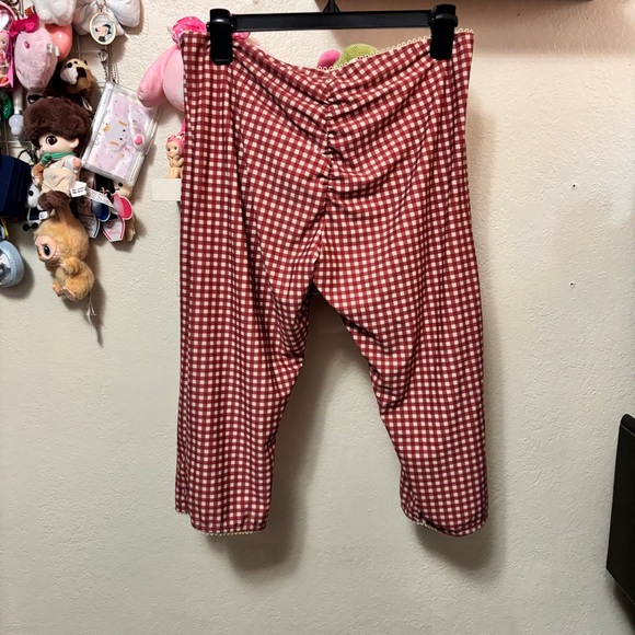 NWT Jaded London Freda Gingham Swim Capri Trousers Size 8 - Picture 6 of 8